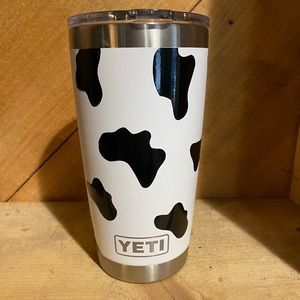 Custom Cow Print Yeti Tumbler